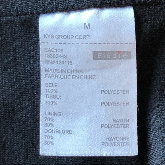 Elodie Faux Shearling 1/4 Zip Pullover Black Gray Medium - Picture 7 of 10